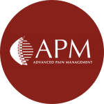 Advanced Pain Management Logo, Multi-Specialty Telehealth Provider with Multiple Locations, Supporting Law Firms in Personal Injury Case Coordination Across California.